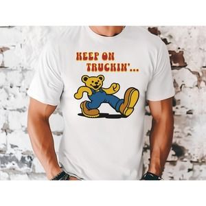 Grateful Dead Truckin_ TShirt, Do Dah Grateful Dead Bear Shirt